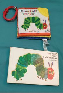 The very hungry caterpillar board book & counting cloth book