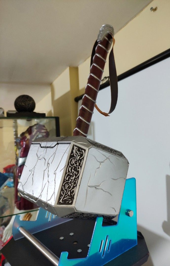 Thor HAMMER MJOLNIR TOY COSPLAY COLLECTION (Category: Action & Battle Toys) located in Caloocan City. Submitted by guitarsandcosplayph (Listing ID 1300477208, Image 2). Description: Thor Hammer Mjolnir Cracked Version Life Size TOY COSPLAY Collection Price 2000 Brand New for Kids and Adult.
