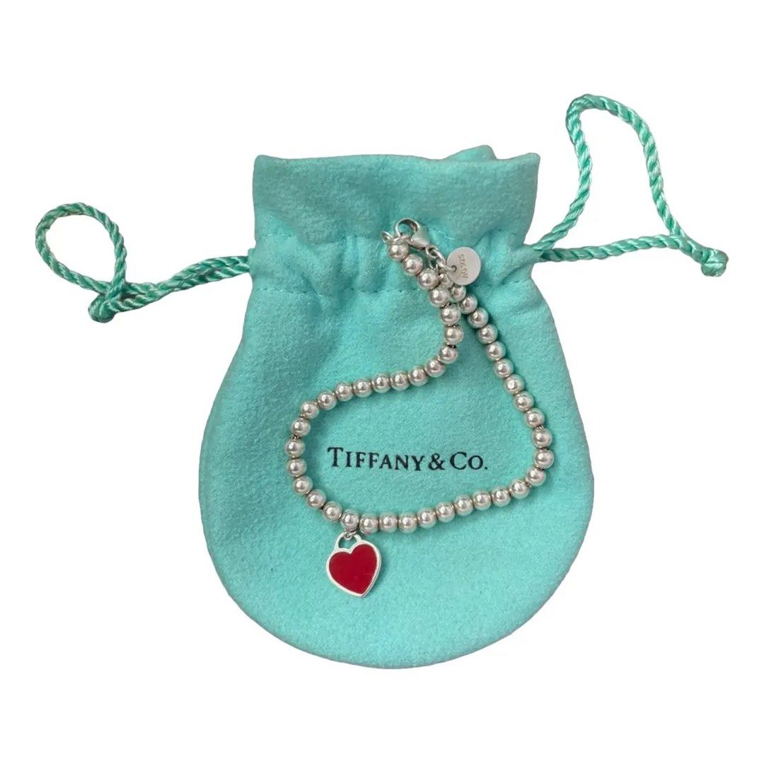Tiffany and co red heart bracelet new arrivals
