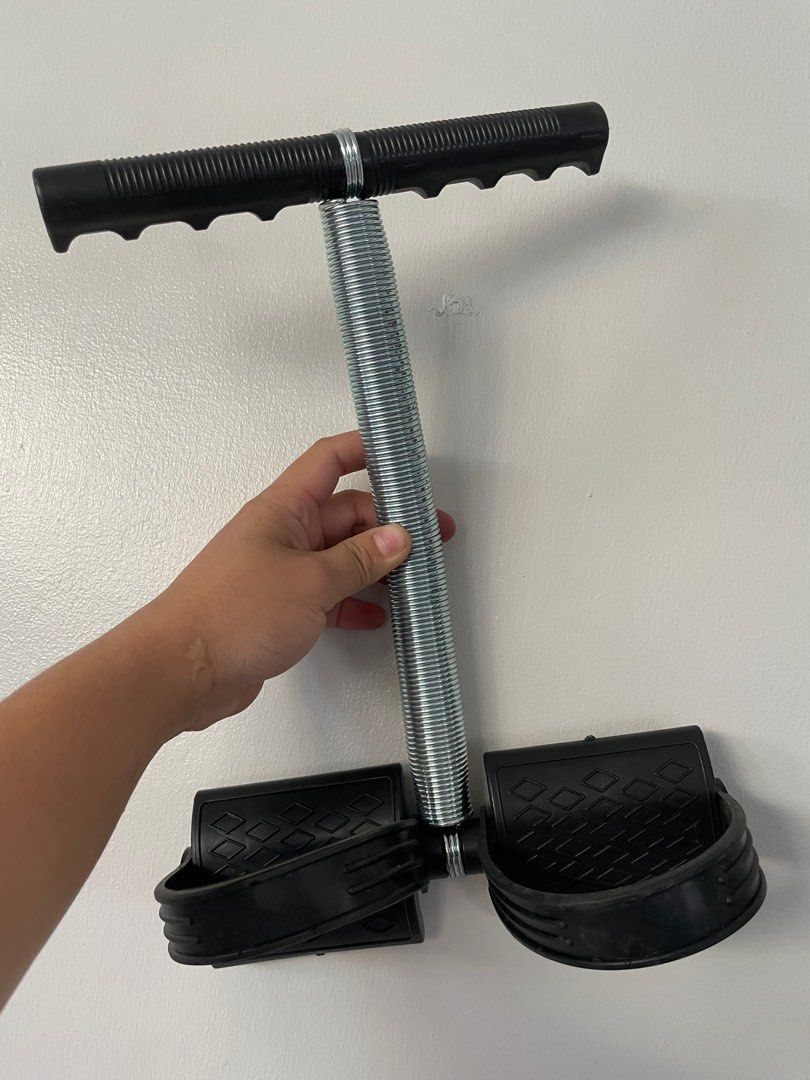 Tummy Trimmer Elastic Sit Up Pull Rope Spring (Category: Weights & Dumbbells) located in Manila. Submitted by zen_kassandra (Listing ID 1300522206, Image 2). Description: No issue at all Reason to sell: hindi na need Location, San Nicolas Manila .