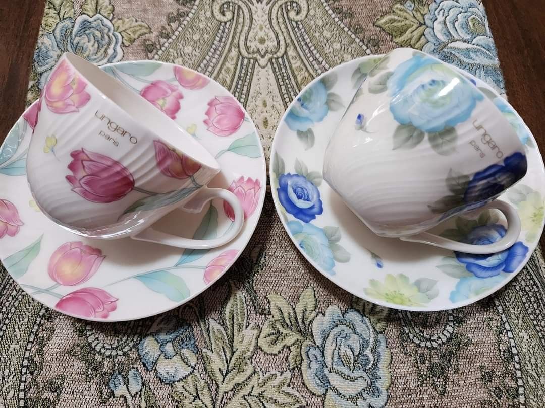 Ungaro Paris Duo (Category: Coffee & Tea Tableware) located in Quezon City. Submitted by senyoramaria (Listing ID 1300568075, Image 1). Description: UNGARO Php450 per duo Take both for Php800 Made in Japan Good as new. Location: Commonwealth, Quezon City I can only cater buyers within Metro Manila. Or anywhere na abot ng Lalamove for delivery. Please check my fb page. #AdarnaBrandedJapanSurplusatbp.