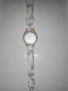 Unisex swatch watch replace by pixel camo lace