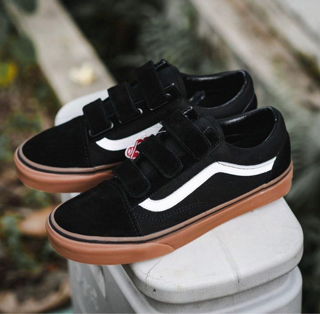 Vans Oldskool Velcro Classic Black Gum