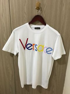 Versace Lettering White Shirt