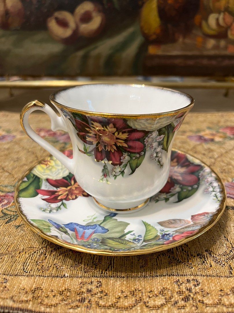 Vintage bone china tea cups outlet