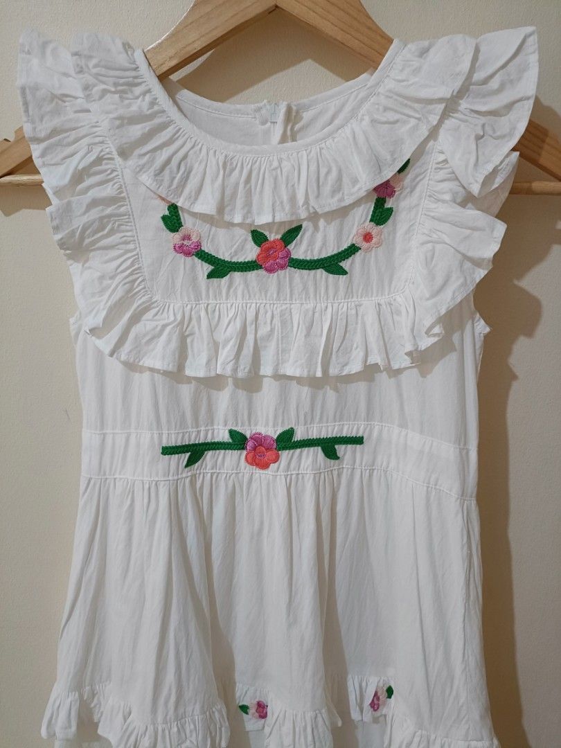 WHITE DRESS with EMBROIDERY (Category: Babies & Kids Fashion) located in Paranaque City. Submitted by caredncleaned (Listing ID 1300578733, Image 3). Description: .