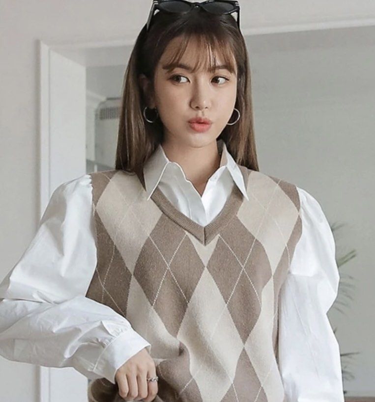 Argyle vest womens shop
