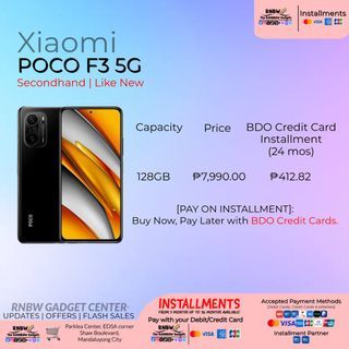 [NOT AVAILABLE] — Xiaomi POCO F3 5G (128GB)