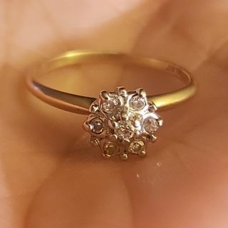 10k vintage ring Sale this, size 3.5 to 4