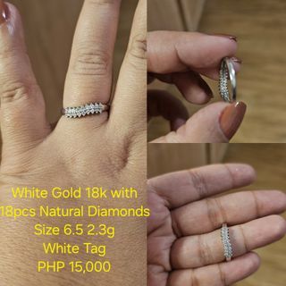 18k White Gold Lady Ring