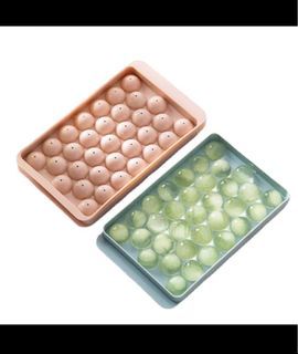 33 Grids Round Ice Ball Tray Ice Cube Maker Mold for Freezer Mini Sphere Ice Cube Tray Mak