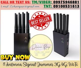 8 Antennas Signal Jammer 3G 4G, WIFI