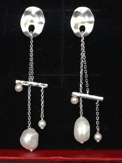 925 freshwater pearl earrings (2)