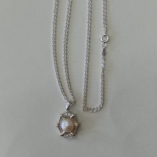 925 Sterling Silver Pearl necklace