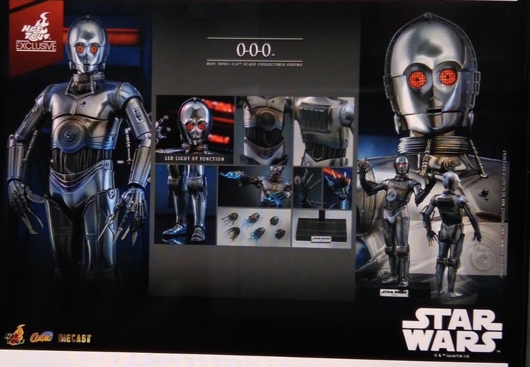 全新啡盒未開hottoys hot toys star wars war 000 0-0-0 c3po 星球大戰