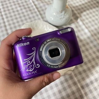 ꒰⊹ ˚｡ nikon coolpix l31 - purple vintage digital camera ♡ ｡˚⊹꒱