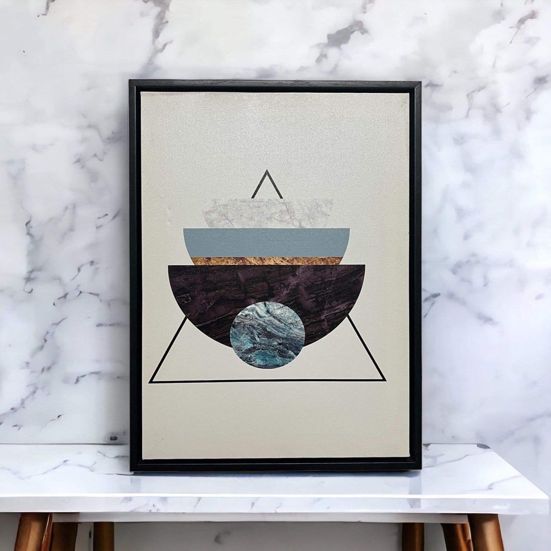 Abstract Modern Wall Frame Decor - Home Decor, Collection, Gift Ideas (Category: Wall Decor) located in Malabon City. Submitted by lacasadecor (Listing ID 1300640826, Image 3). Description: Measurements (L x W x H): 34cm x 4cm x 40cm .