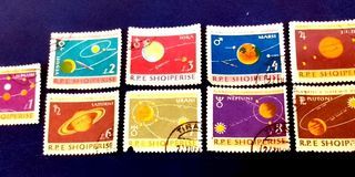 Albania 1964 - Planets in the Solar System 9v. (used) COMPLETE SERIES