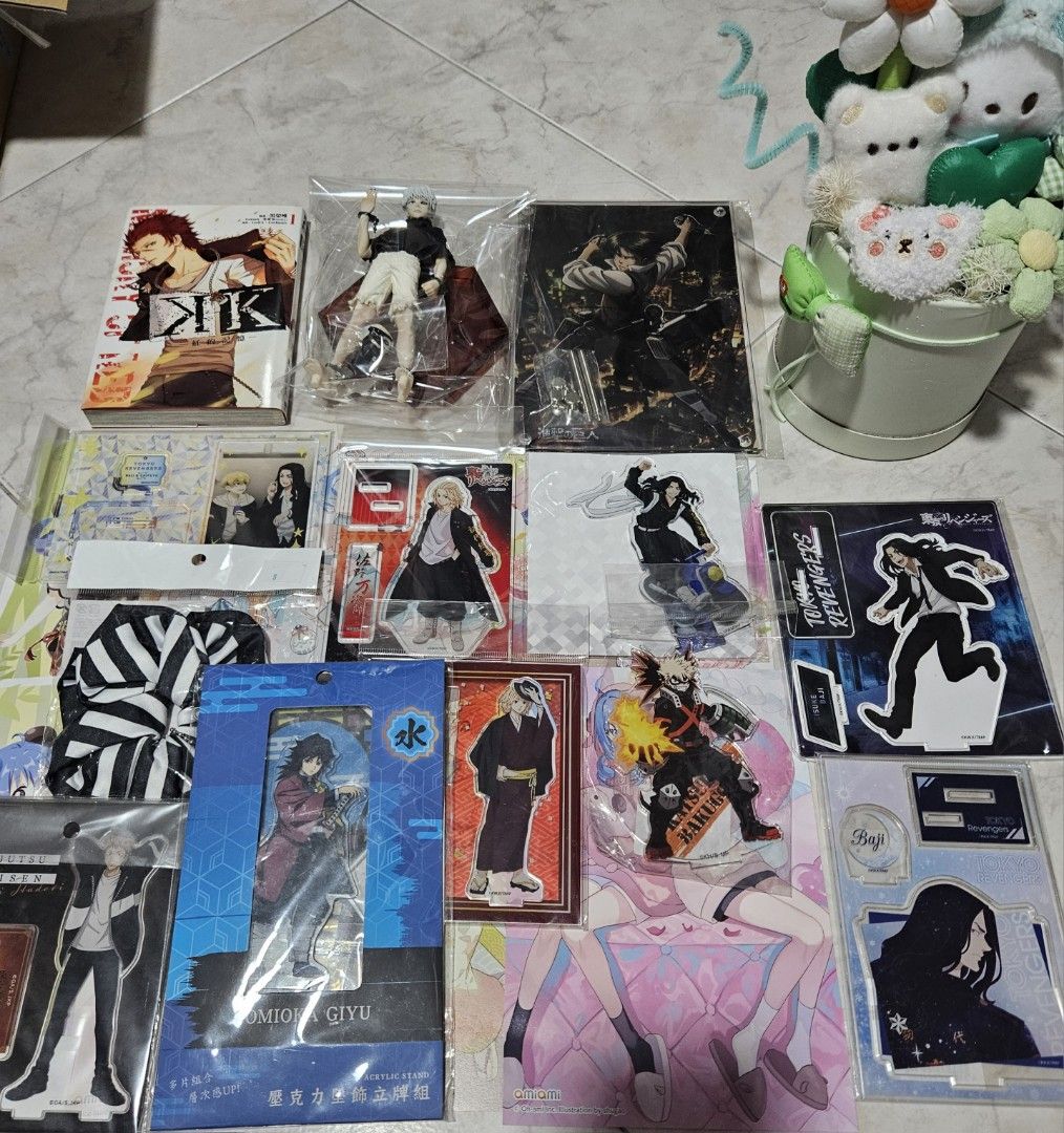 ALL FOR $20! Anime Merch Clearance, includes Jujutsu Kaisen, Demon Slayer,  Tokyo Ghoul, K Project, Tokyo Revengers etc., Hobbies & Toys, Memorabilia &  Collectibles, J-pop on Carousell