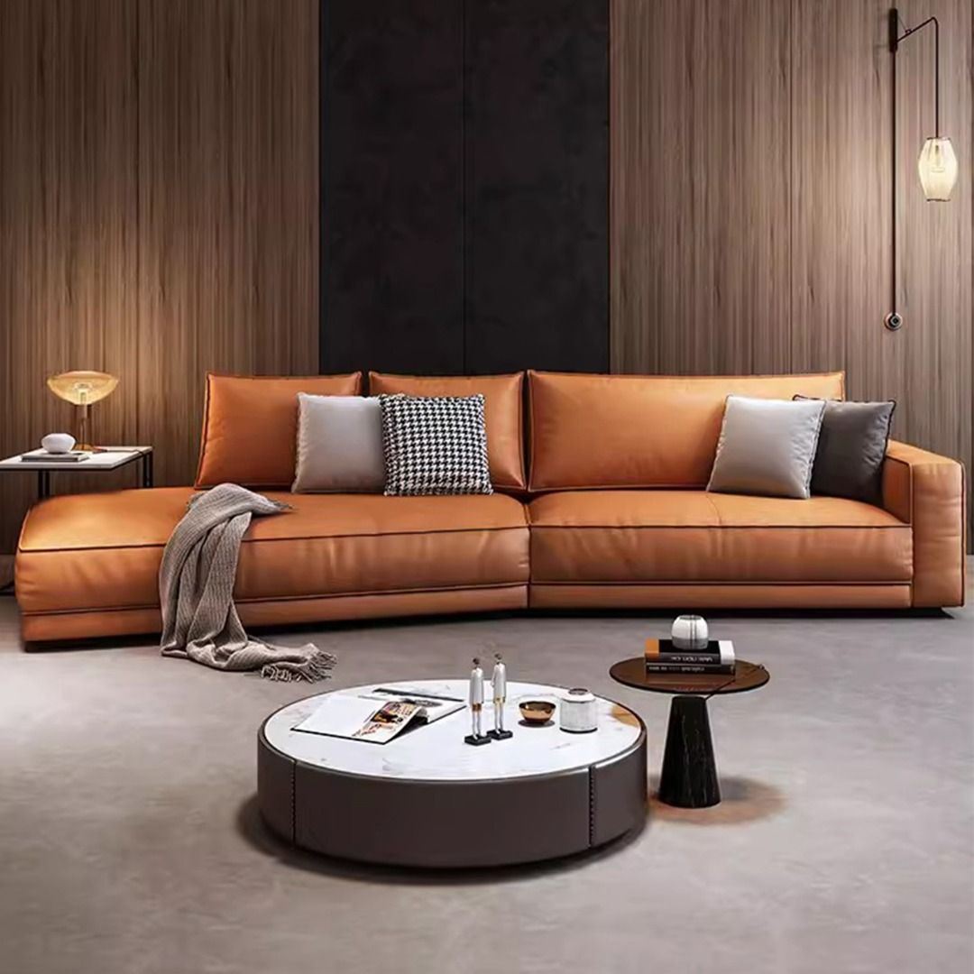 AMP 20 Ampulla Modern Leather Sofa