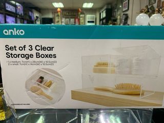 Anko Set of 3 Storage Boxes