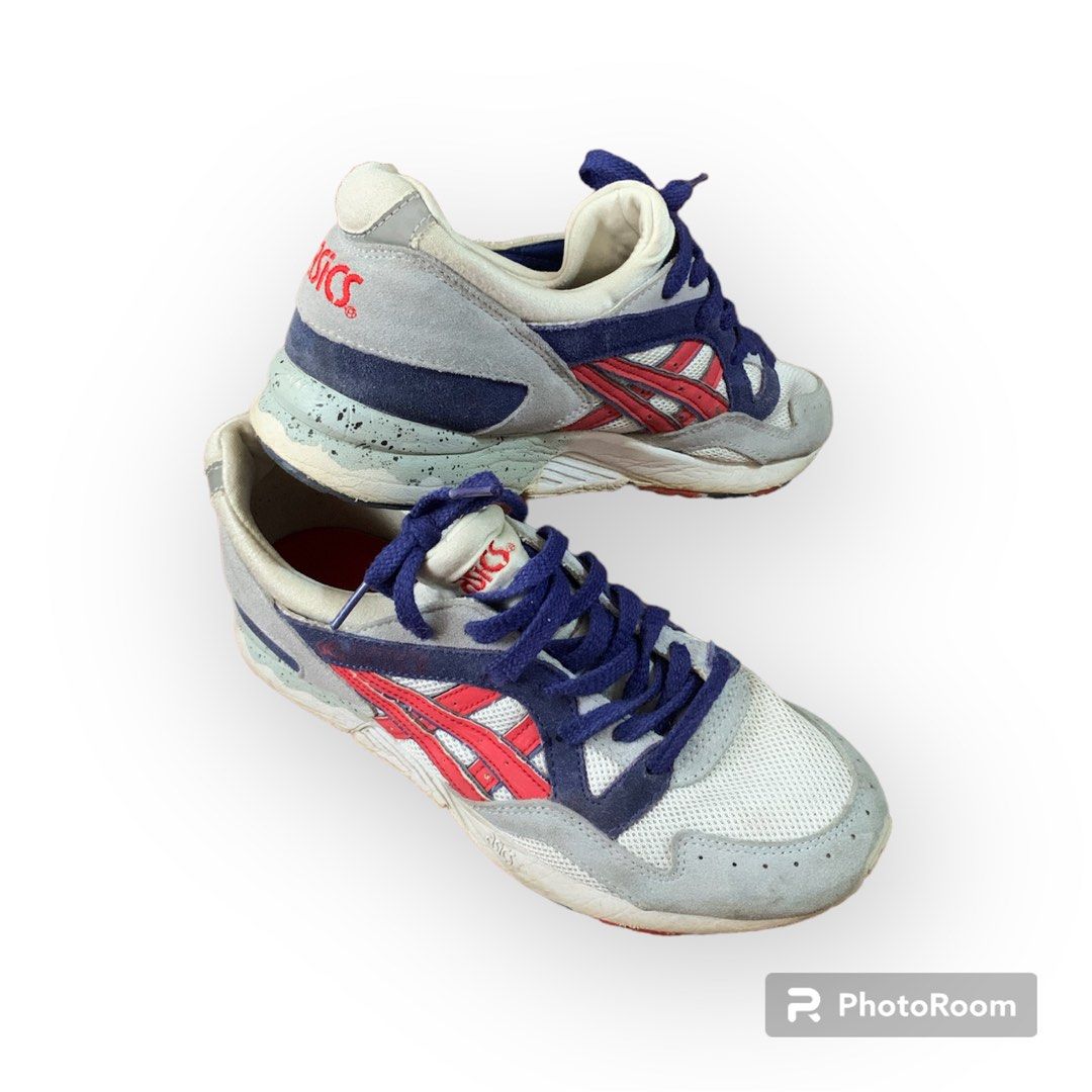 Asics gel lyte white red deals