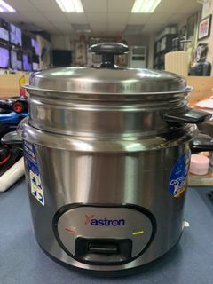 Astron Stainless Rice Cooker with Steamer -220volts