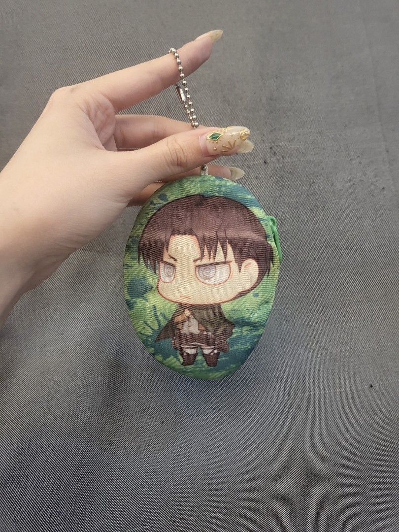Attack on Titan Levi Ackerman Coin Purse Keychain (Category: Purses & Pouches) located in San Fernando. Submitted by jpmarketplace2023 (Listing ID 1300748633, Image 3). Description: 💚 All items are authentic from Japan. 💛 MOP: GCash (❌️ GCash Protect) 🩵 MOD: LBC only (❌️ S. Checkout, COD, COP) 💙 Meet-up: Vista Mall, San Fernando, Pampanga 💜 All items are on-hand. 🧡 First to pay gets the item first. ❤️ Breakable items are packed with care an