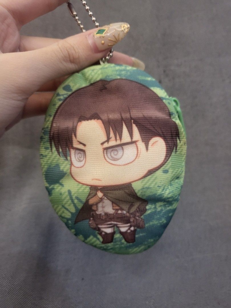 Attack on Titan Levi Ackerman Coin Purse Keychain (Category: Purses & Pouches) located in San Fernando. Submitted by jpmarketplace2023 (Listing ID 1300748633, Image 1). Description: 💚 All items are authentic from Japan. 💛 MOP: GCash (❌️ GCash Protect) 🩵 MOD: LBC only (❌️ S. Checkout, COD, COP) 💙 Meet-up: Vista Mall, San Fernando, Pampanga 💜 All items are on-hand. 🧡 First to pay gets the item first. ❤️ Breakable items are packed with care an