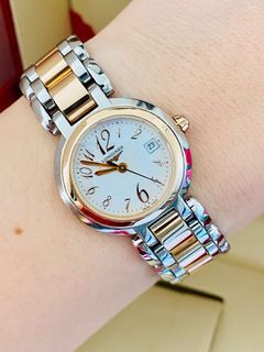 Authentic Longines Primaluna Quartz Steel & 18k Rose Gold Two-tone Watch for Ladie’s