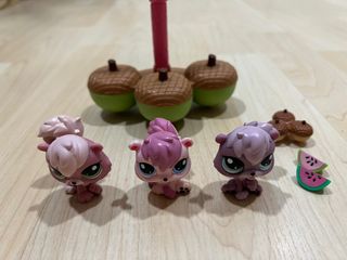 Authentic LPS Bunny Triplets Hobbies Toys Toys Games on Carousell