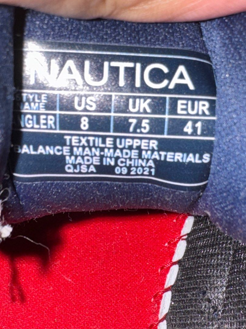 Authentic NAUTICA men’s sneakers (Category: Sneakers) located in San Fernando. Submitted by authenticsph (Listing ID 1300613481, Image 3). Description: SALE! SALE! SALE! Brandnew without tag Never use With minimal flaws (pls see last pic) Size: 8.5 mens Last price posted.