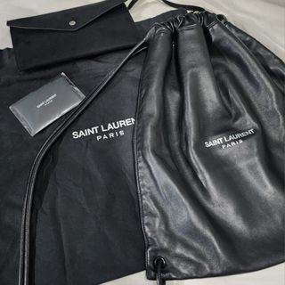 Authentic SAINT LAURENT Teddy Backpack / Lambskin Leather