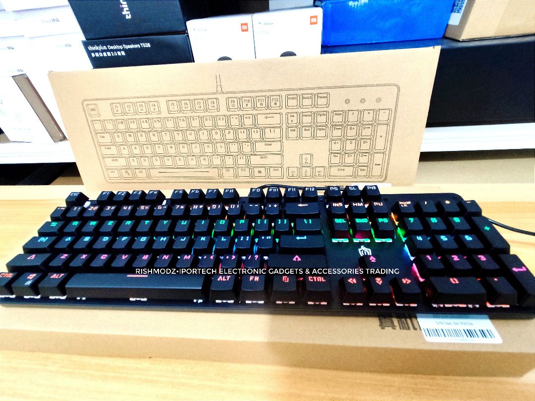 BAJEAL HJK901 (Full Sized) Mechanical Keyboard – Full Sized Switches ...
