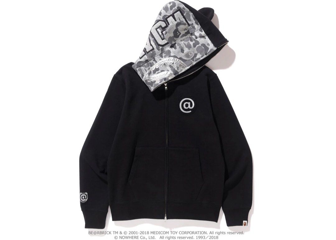Bape x bearbrick hoodie hotsell