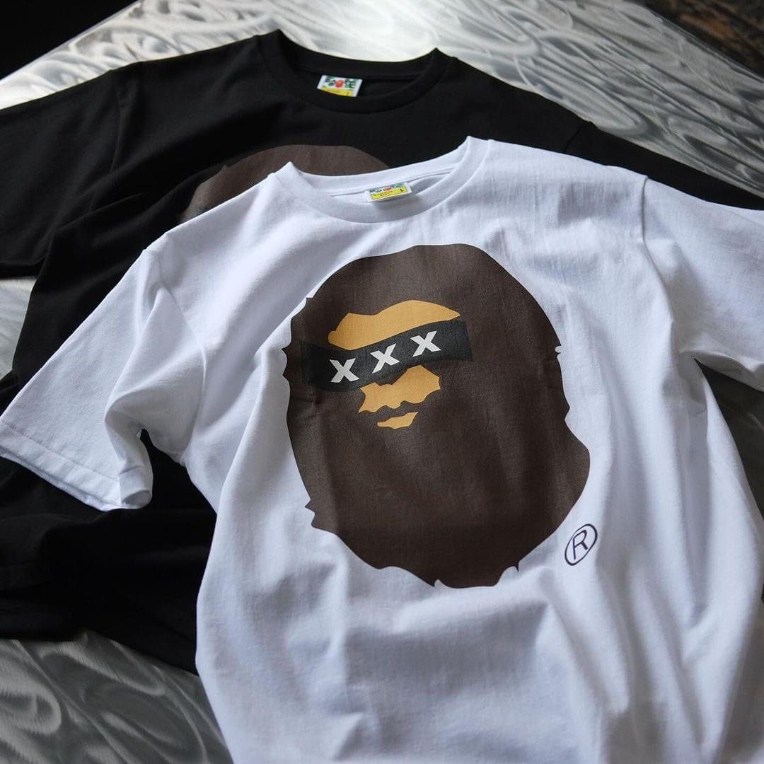 BAPE x God Selection XXX Ape Head Tshirt