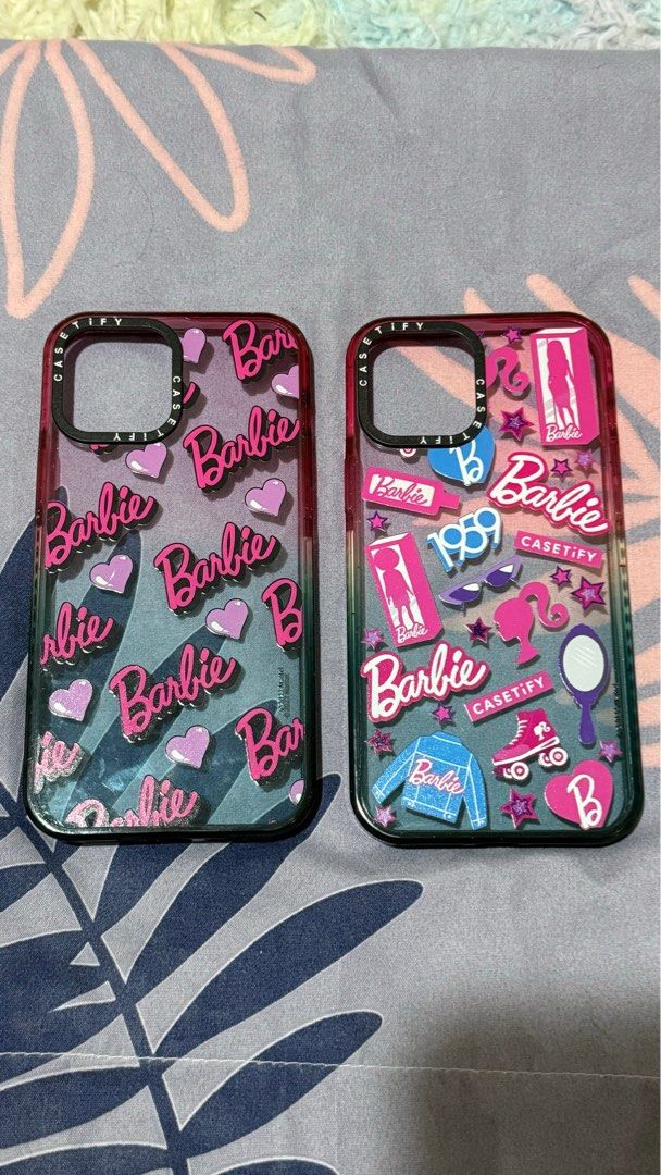 Barbie iPhone 12 Pro Max Case (Category: Cases & Sleeves) located in Caloocan City. Submitted by caymncpxx (Listing ID 1300628751, Image 1). Description: 160 for 2 barbie cases RFS: Decluttering .