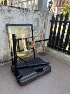 Basketball ring with stand