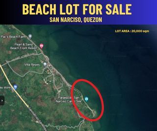 BEACH LOT FOR SALE IN SAN NARCISO, QUEZON