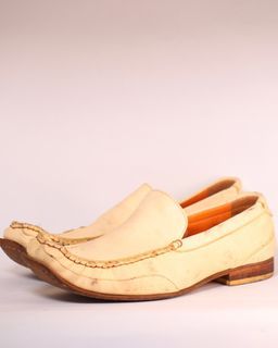 Beige loafers