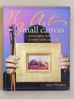 Big Art Small Canvas Oil Painting Book