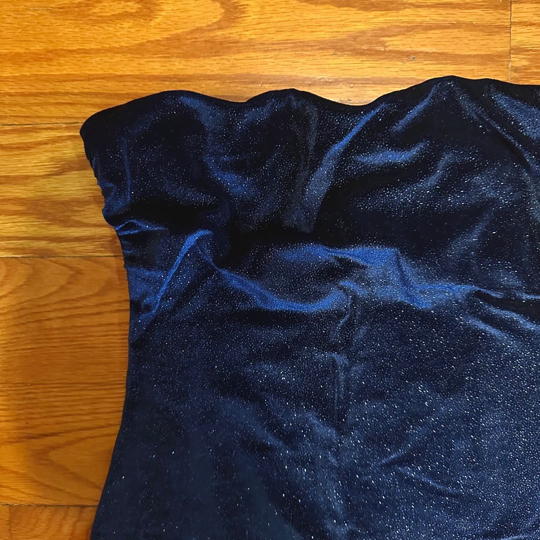 blue glitter shiny tube dress, , & , - Carousell blue glitter shiny tube dress, , & , - Carousell