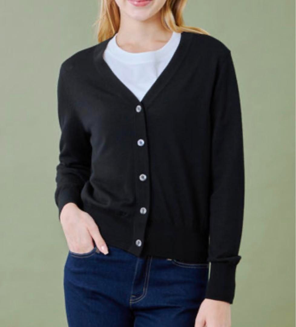 BLUE LABEL CRESTBRIDGE Navy Frill Sleeve Top, Size 36 500+