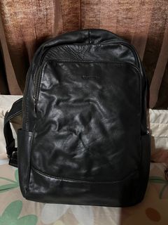 Bostanten leather backpack laptop 