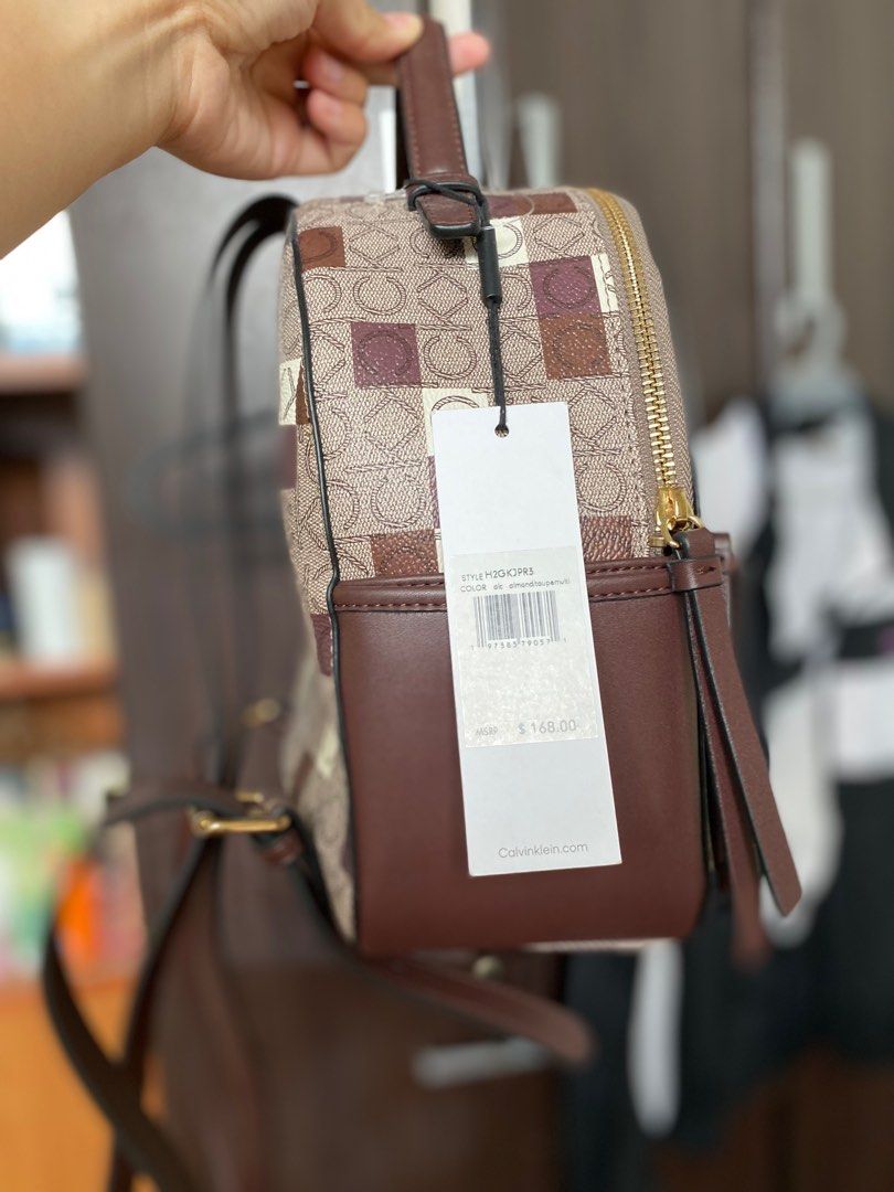 Calvin Klein Medium Zip Backpack (Category: Luxury Bags & Wallets) located in Marikina City. Submitted by coeli.ph (Listing ID 1300612355, Image 2). Description: Brand new! Never used. SRP US$168. RFS: I never reach for it because I have a bunch of other bags..