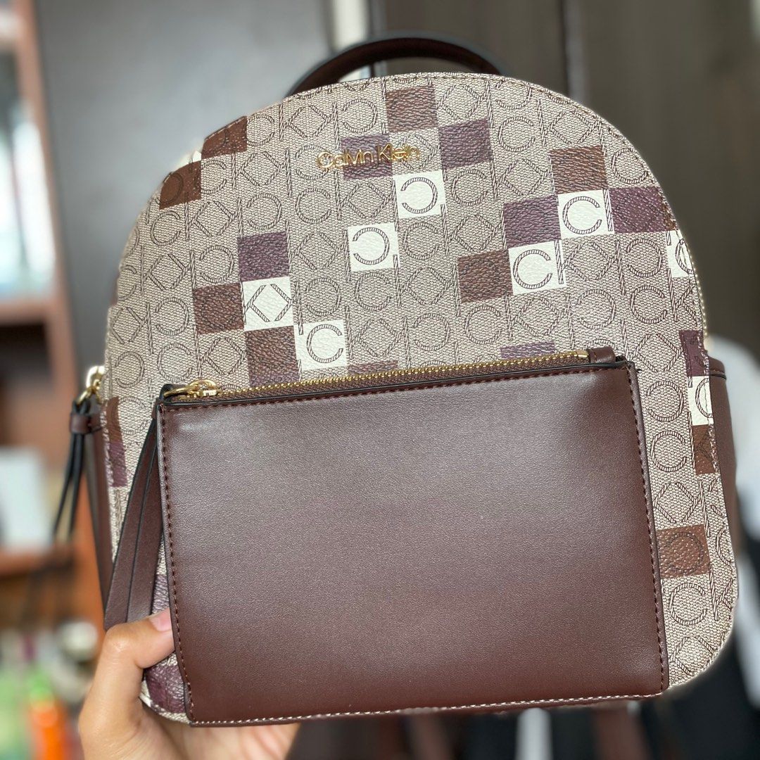 Calvin Klein Medium Zip Backpack (Category: Luxury Bags & Wallets) located in Marikina City. Submitted by coeli.ph (Listing ID 1300612355, Image 1). Description: Brand new! Never used. SRP US$168. RFS: I never reach for it because I have a bunch of other bags..