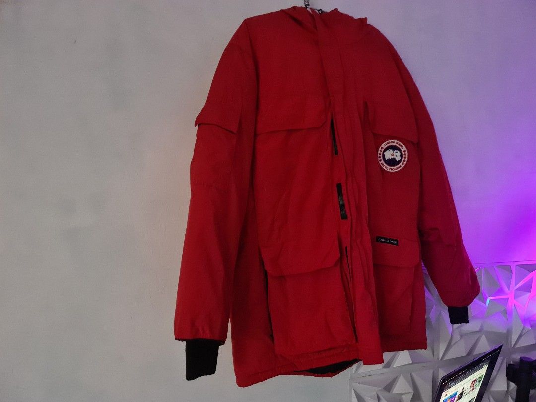 Canada goose red jacket xl top