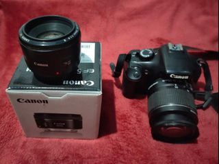 Canon EOS 1100D with extra lens