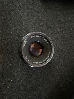 Canon FD 50mm slr film camera lens
