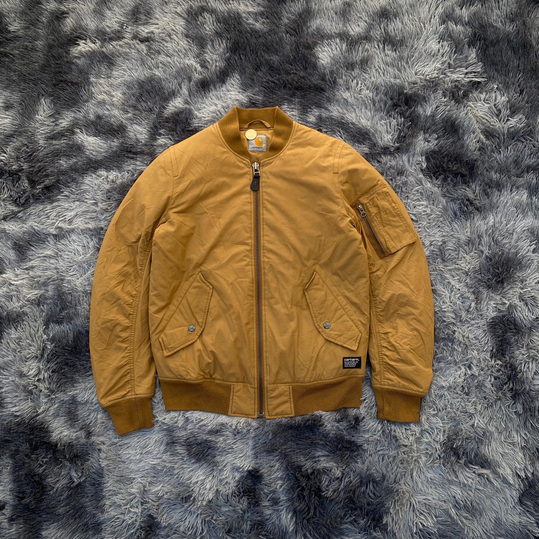 CARHARTT WIP BOMBER JACKET Men s Fashion Coats Jackets and Outerwear on Carousell